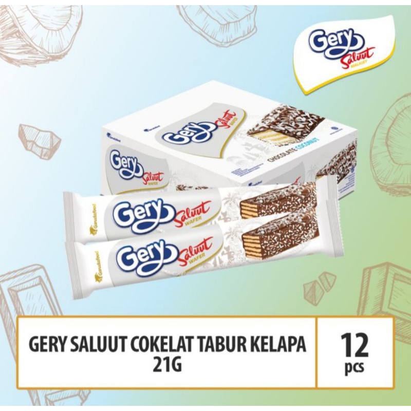 

Harga PROMO Gery Salut Wafer CHOCOLATE COCONUT