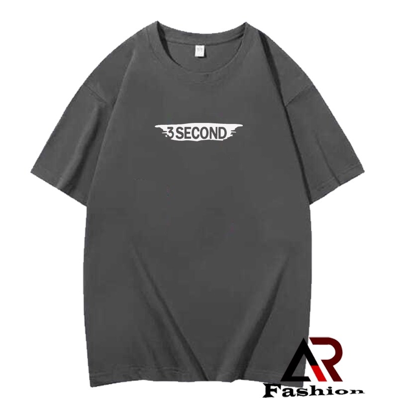 NEW ARIVAL T-SHIRT PRIA/WANITA 3SECOND 7 TEXS PUTIH /KAOS ORIGINAL QUALITY PREMIUMNEW ARIVAL T-SHIRT