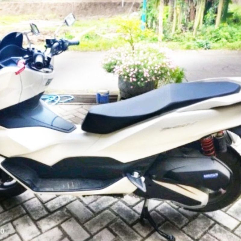 Jok Motor Pcx 150 160 Slim Pendek Nathong Kulit MBtech Modifikasi