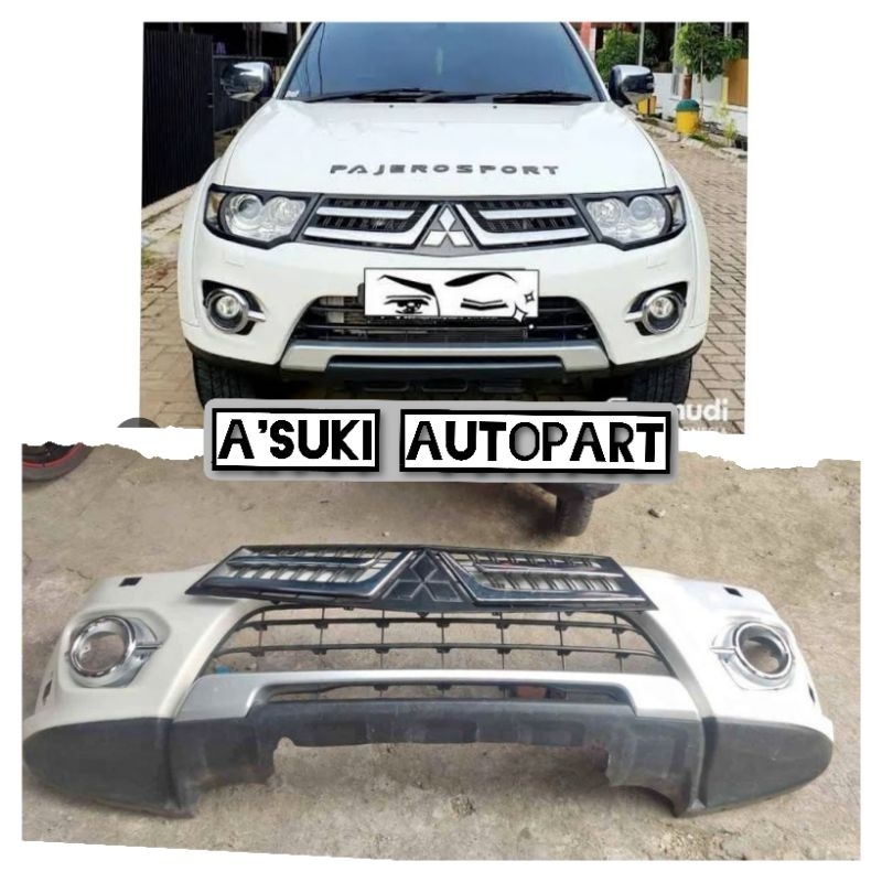 bumper bemper depan pajero sport dakar 2014 fullset