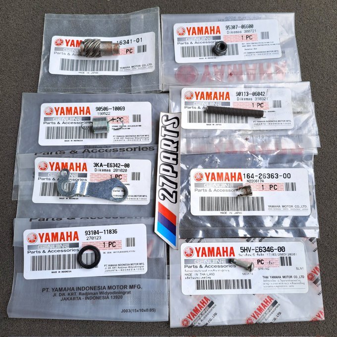 DREK TUAS STUT KOPLING SET RX KING GIGI NANAS PER TUAS KOPLING RX KING ORIGINAL YAMAHA
