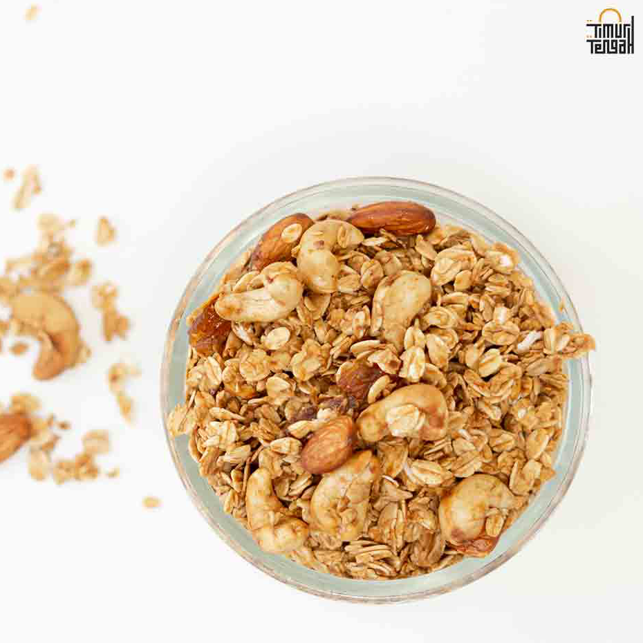 

↓➺✹ Timur Tengah Granola Vanilla Honey 500gr Sereal Makanan Sehat