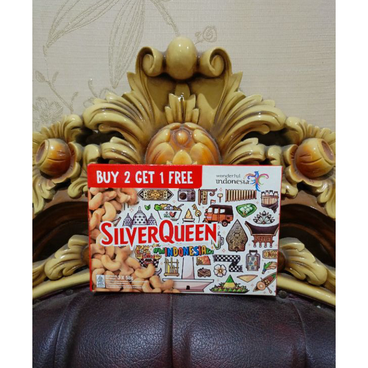 

Kirim Langsung PROMO Silverqueen Cashew isi 3pc 58gr Kemasan Baru Menarik