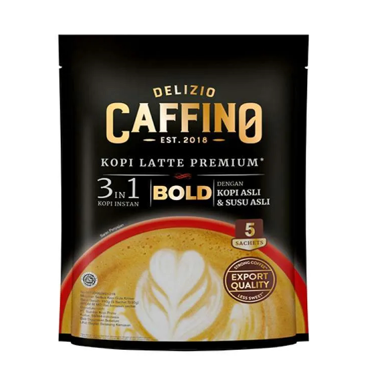 

Harga Promo [PROMO 1 POUCH isi 7 Sachet] Caffino BOLD Kopi Latte Coffee Instant 30gr Cafino Late 7 Saset 30g Bubuk Kopi Instan 3 in 1 30 gr Kopi Susu Premium 30 gram Cafino Bold Kopi Kemasan 30 g Kopi 3in1