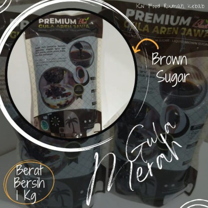 

Laris Gula Aren Cair 1kg / Brown Sugar/ Gula Merah Cair 1kg ★★★★★