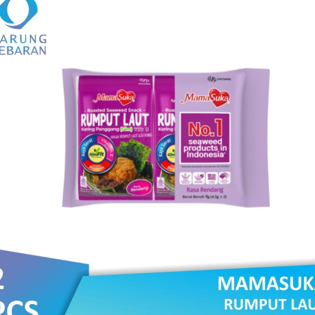 

Bayar Di Tempat Mamasuka Rumput Laut Rendang Padang (Isi 2 Pcs)