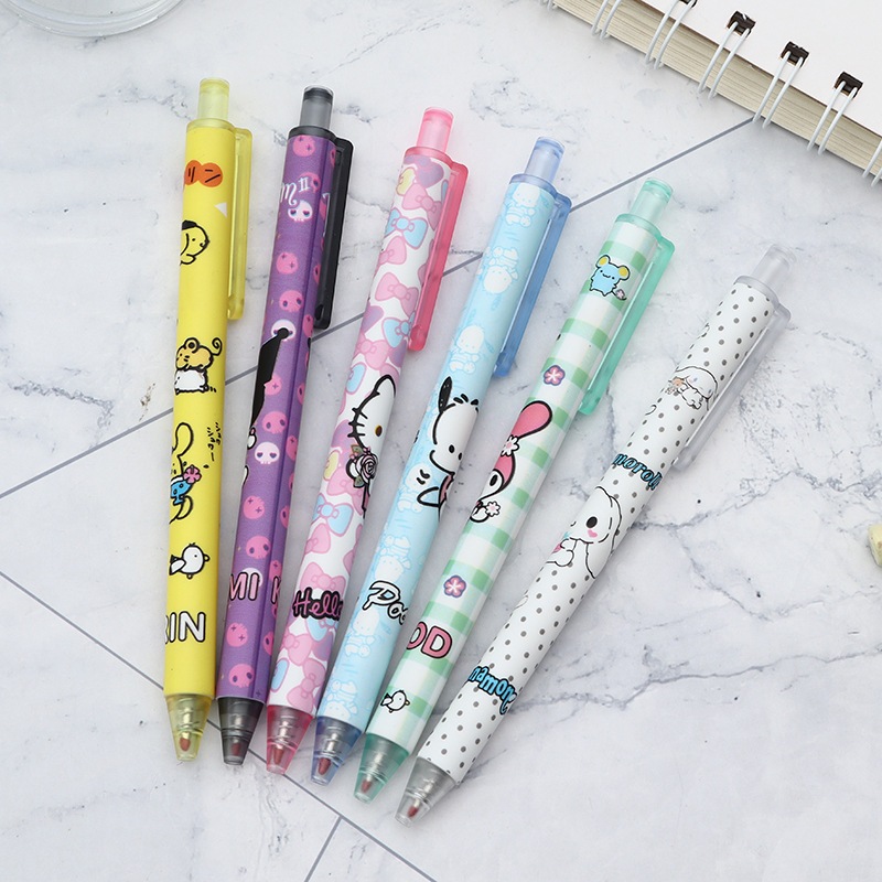 

#DS077 Pena Mekanik Karakter Kartun Sanrio Jepang Ins 0.5mm / Pulpen Mekanik Tinta Hitam / Bolpoint Hello Kitty Kuromi Pochacco Melody Cinnamoroll Purin