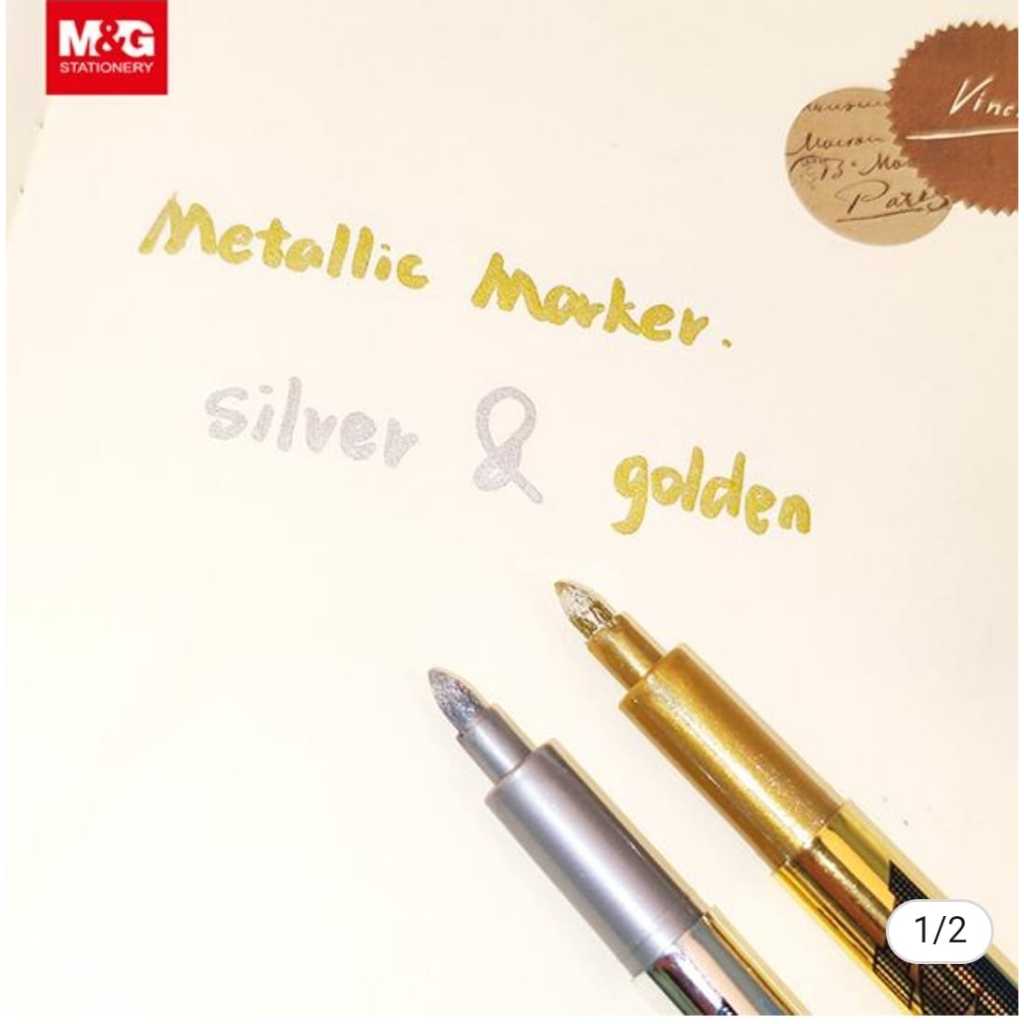 

Spidol / Metallic Marker Pen Bullet Tip - M&G AWBY0171