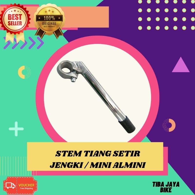 STEM TIANG SETIR SEPEDA MINI / JENGKI / CTB BAHAN ALUMINIUM