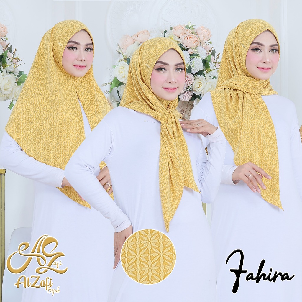 Fahira Pet Malay - Hijab Instan bahan Mamosa by Alzafi