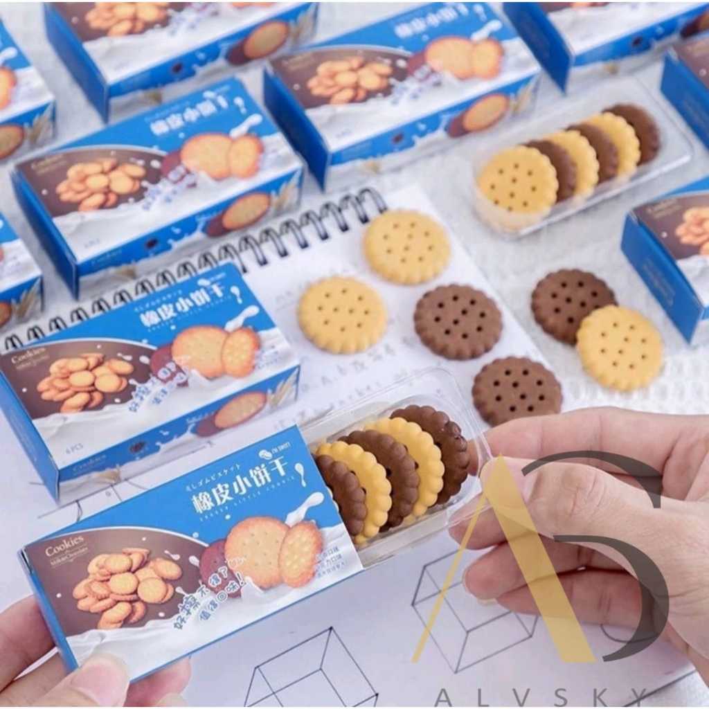 

PENGHAPUS BISKUIT LUCU COOKIES / ERASER PENGHAPUS LUCU