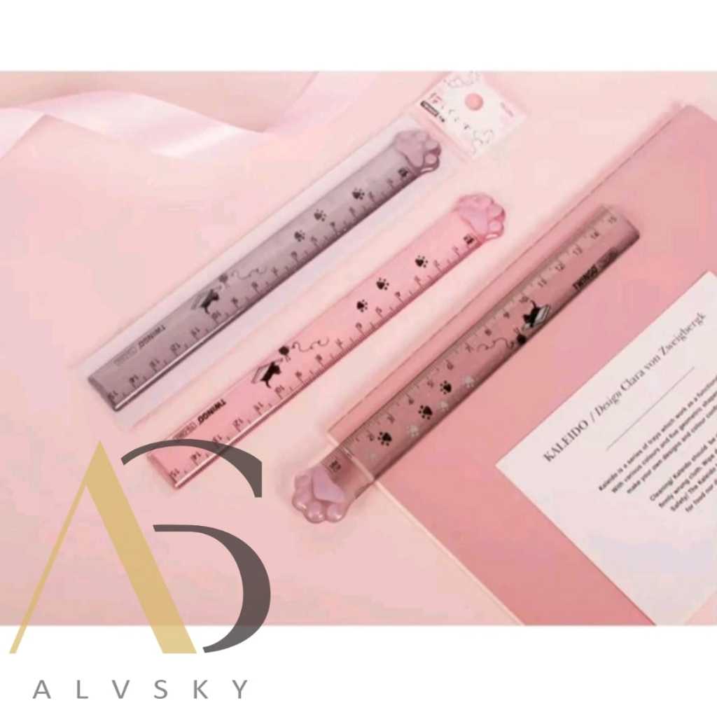

PENGGARIS LUCU KAKI KUCING 15 CM CUTE RULER