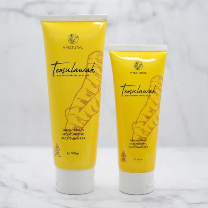 V NATURAL Brightening Facial Foam