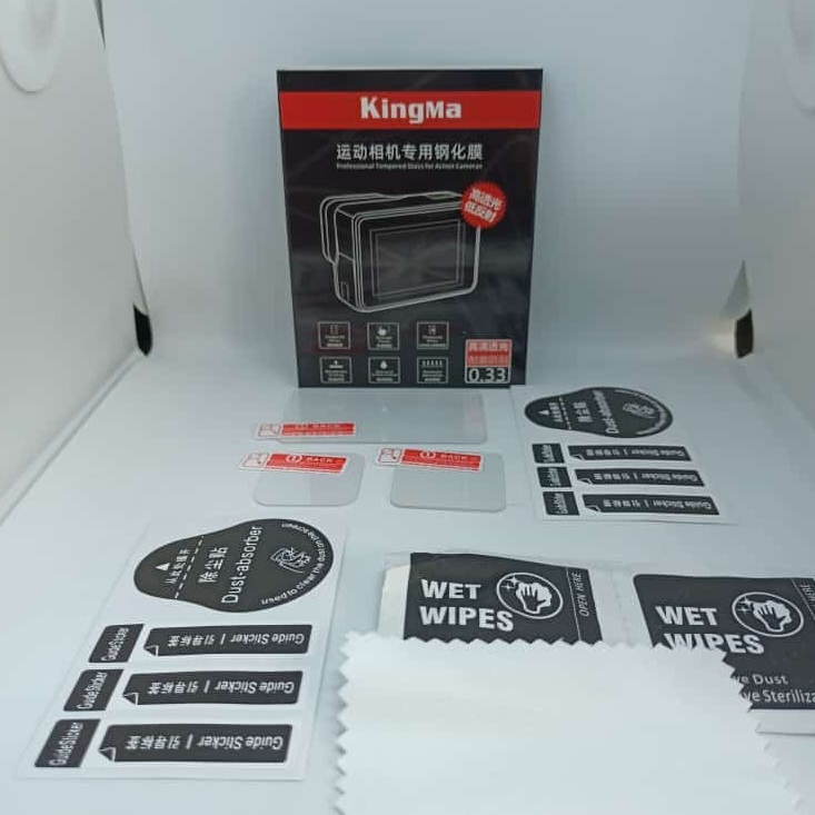 Anti Gores Gopro 8 / Tempered Glass Gopro8 KingMa BMGP324