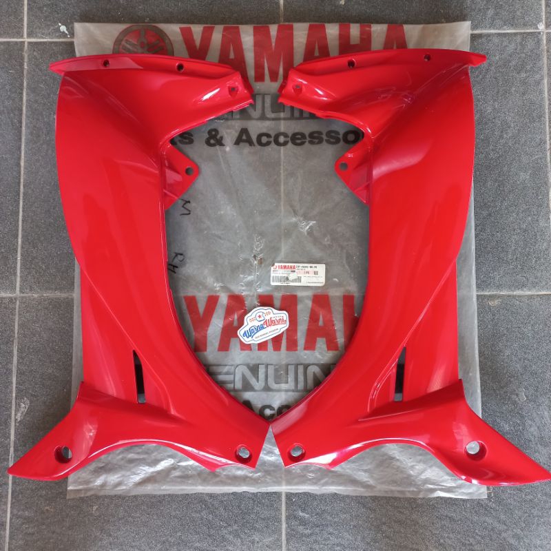 Legshield sayap dalam Jupiter Z T110 merah cabe VRC | 5TP-F8385-00-P0