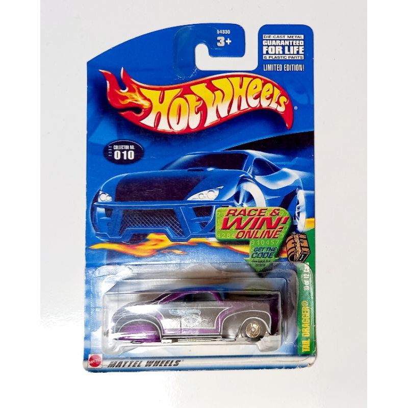 [BISA NEGO] Hot Wheels Tail Dragger Race & Win Online Limited Edition Treasure Hunt / Mobil Mainan /