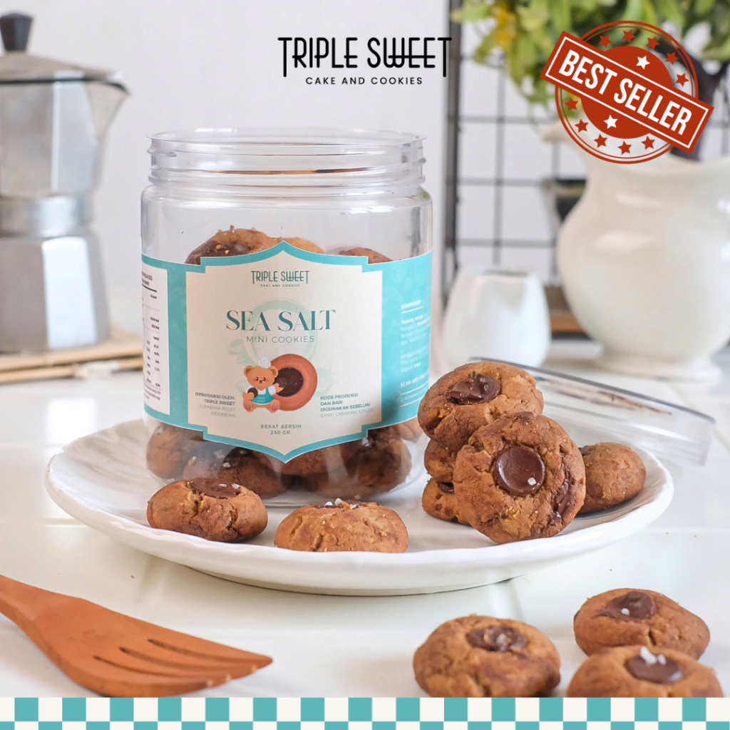 

Soft Baked Sea Salt Mini Cookies