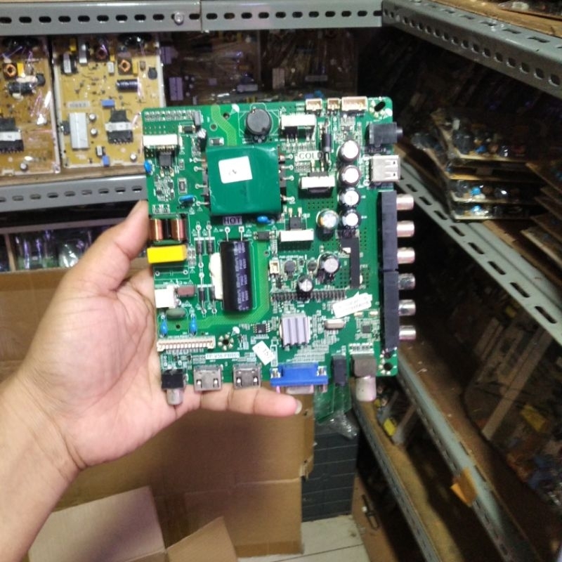 POLYTRON PLD 24D123 MESIN TV - MOTHERBOARD - MB - MAINBOARD TV LED POLYTRON PLD24D123