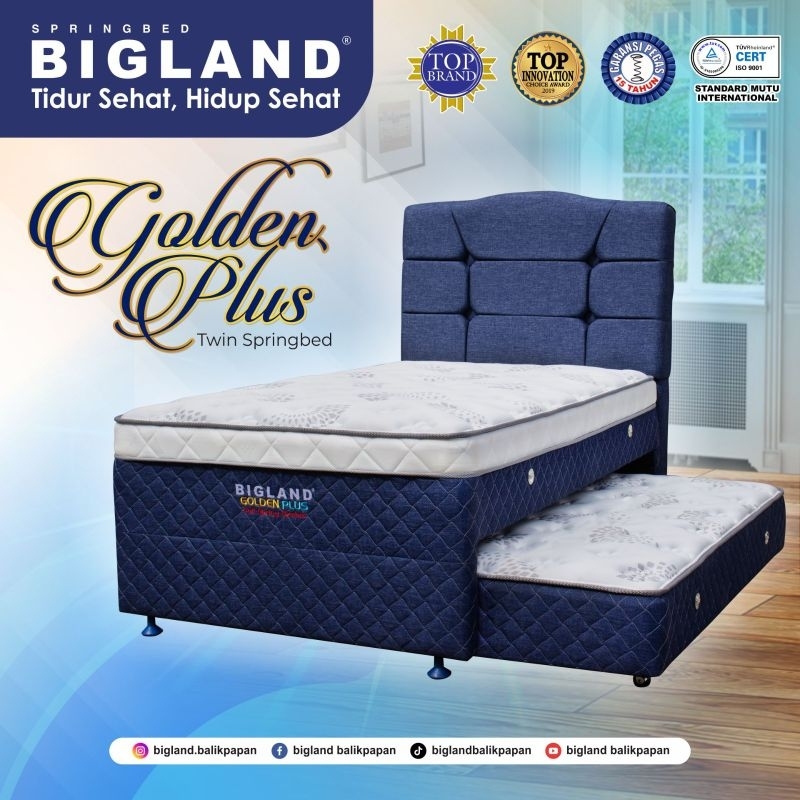 BIGLAND SPRINGBED TWINBED GOLDEN PLUS 120X200