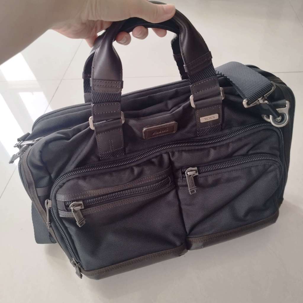 PRELOVED Tumi Alpha Bravo Andersen Slim Commuter Briefcase ORIGINAL 100%