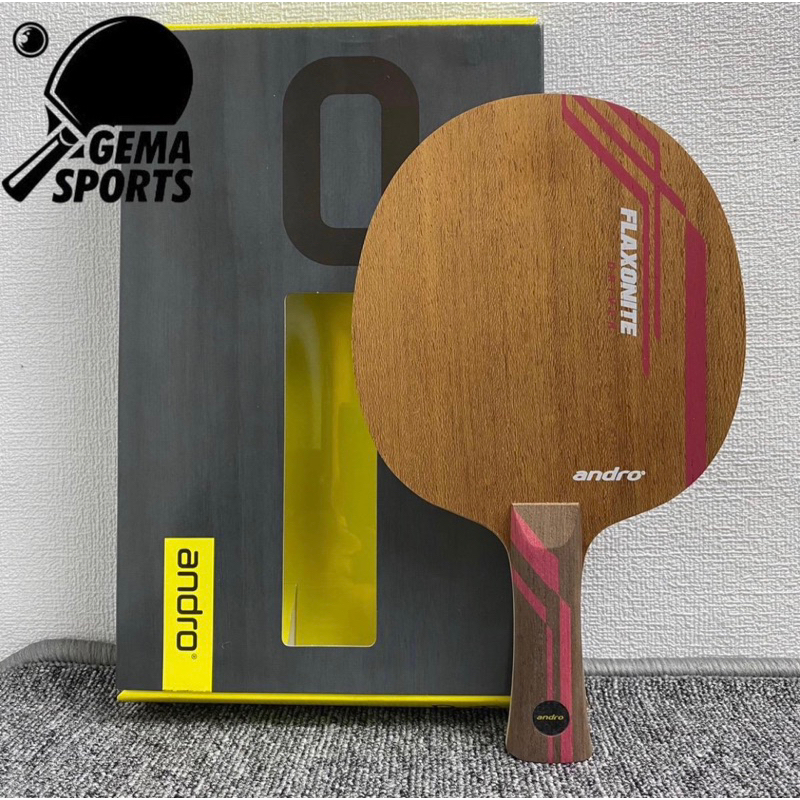 Kayu Bet Pingpong Tenis Meja ANDRO FLAXONITE Driver Off Natural Fiber