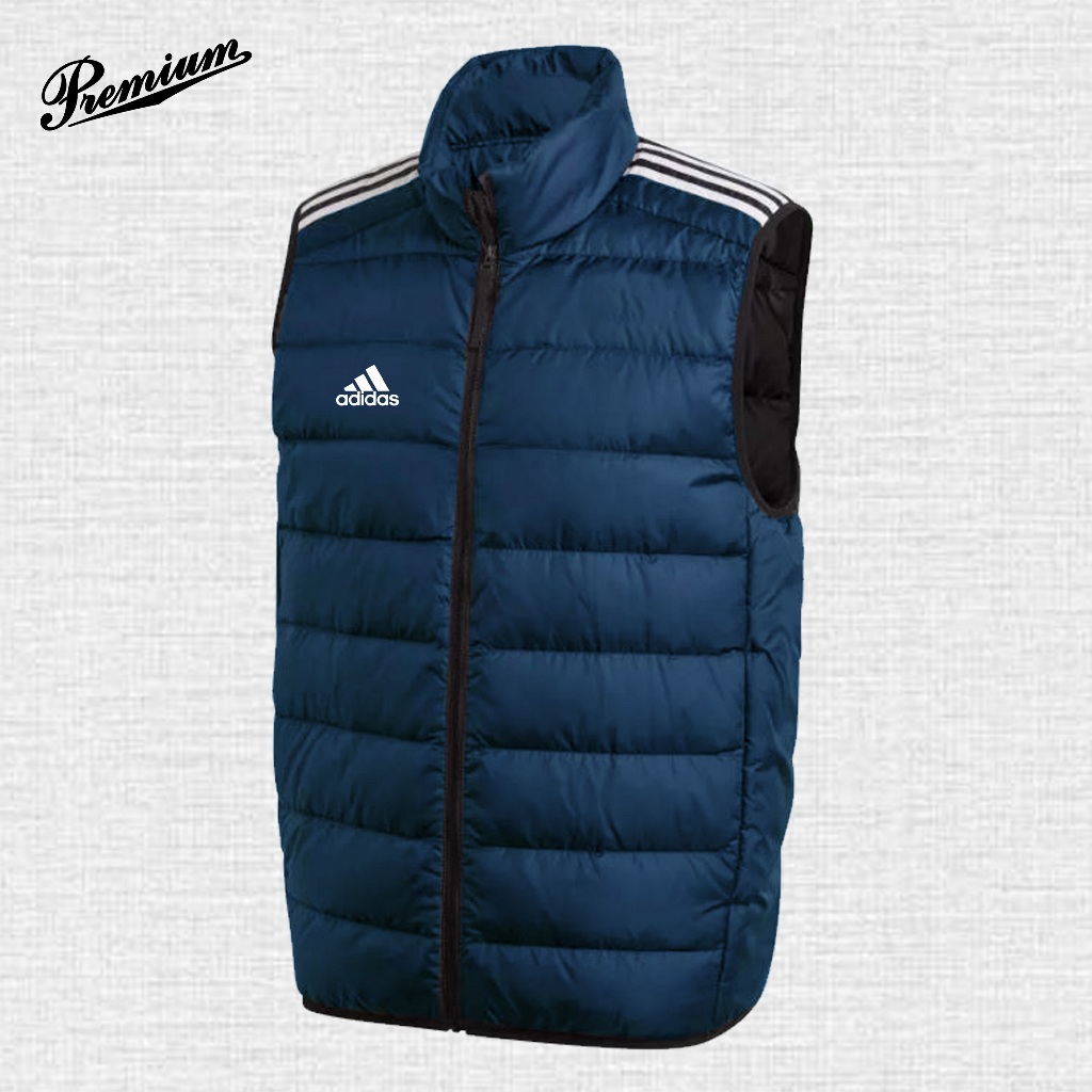 rompi parasut logo adds Original murah / vest pria tebal / rompi motor pria murah / rompi pria tasla