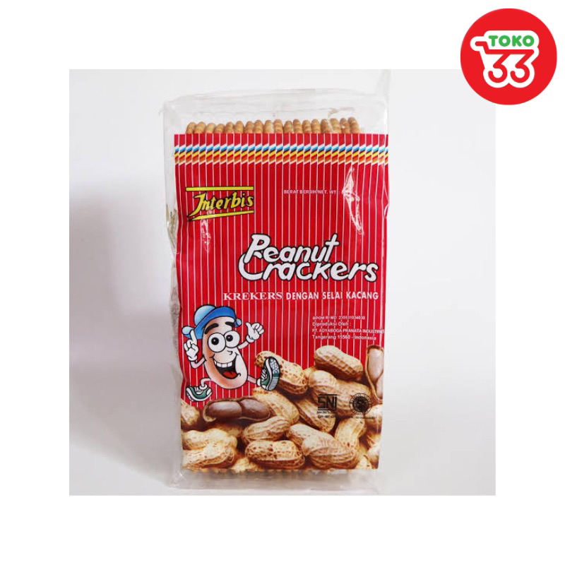 

Interbis Peanut Crackers Biscuit 215gr