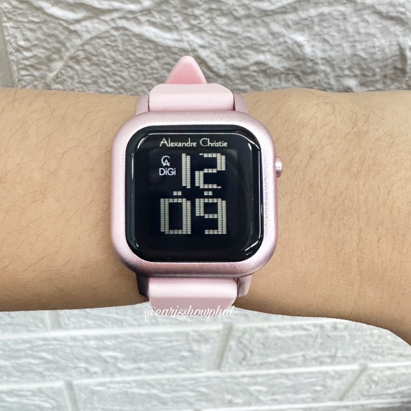 Jam Tangan Alexandre Christie AC 9392 Pink - Jam Digital - Jam AC Original - AC 9392
