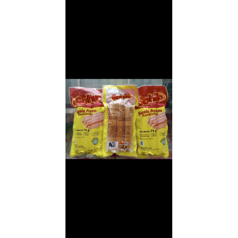 

Sohib Sosis Ayam Kemasan Hemat isi 3 (Frozen Food)