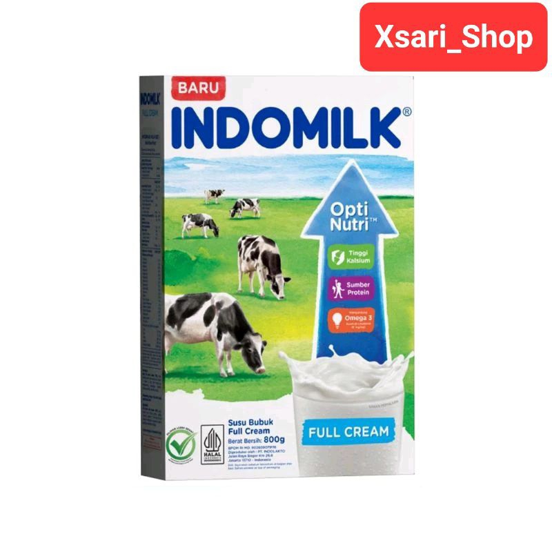 

Susu Bubuk Indomilk Full Cream 800 gram EXP 2026