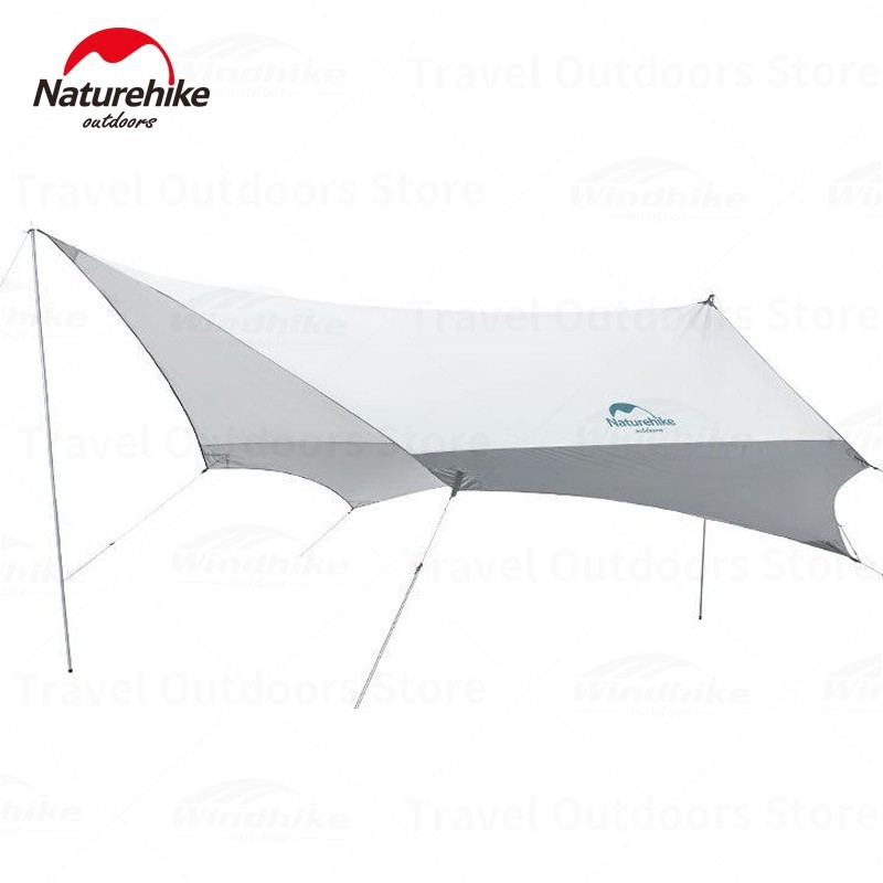 FLYSHEET NATUREHIKE NH22ZP009 BAHAN 150D TENDA CAMPING SHELTER CANOPY TARP SUN WATERPROOF PENDAKI GU