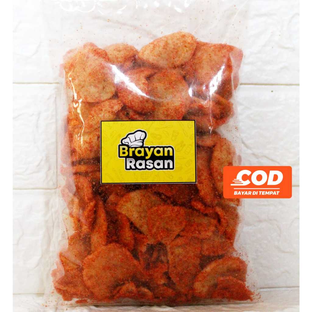 

Keripik Basreng Ekstra Pedas Cemilan Lezat Brayan Rasan
