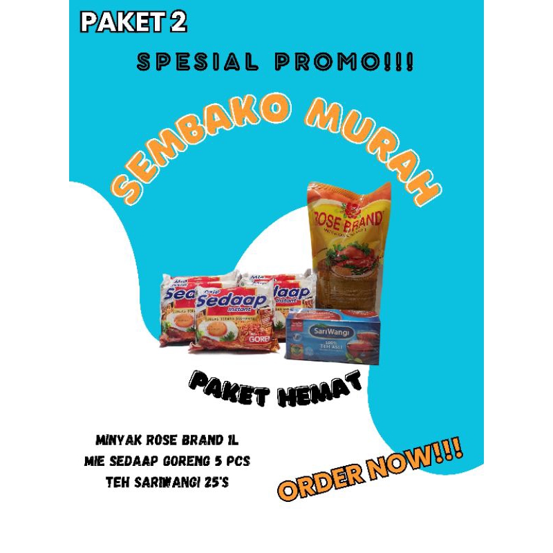 

Paket 2 - PAKET SEMBAKO MURAH