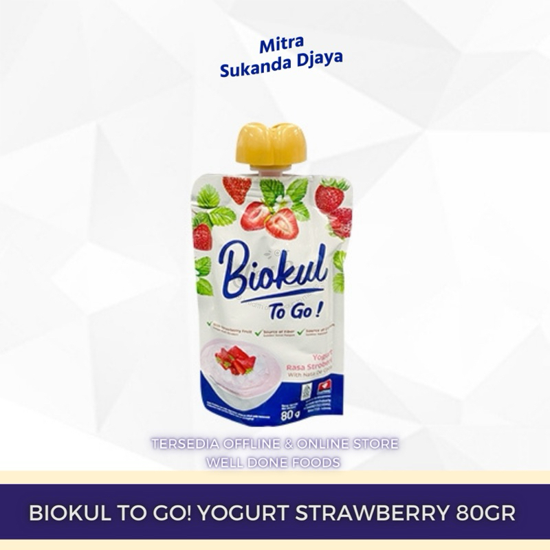 

Yogurt Strawberry Biokul To Go 80gr