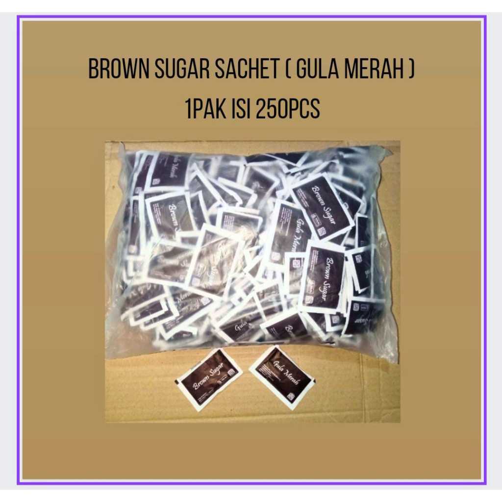 

BROWN SUGAR / GULA MERAH / GULA MERAH SACHET - TERMURAH