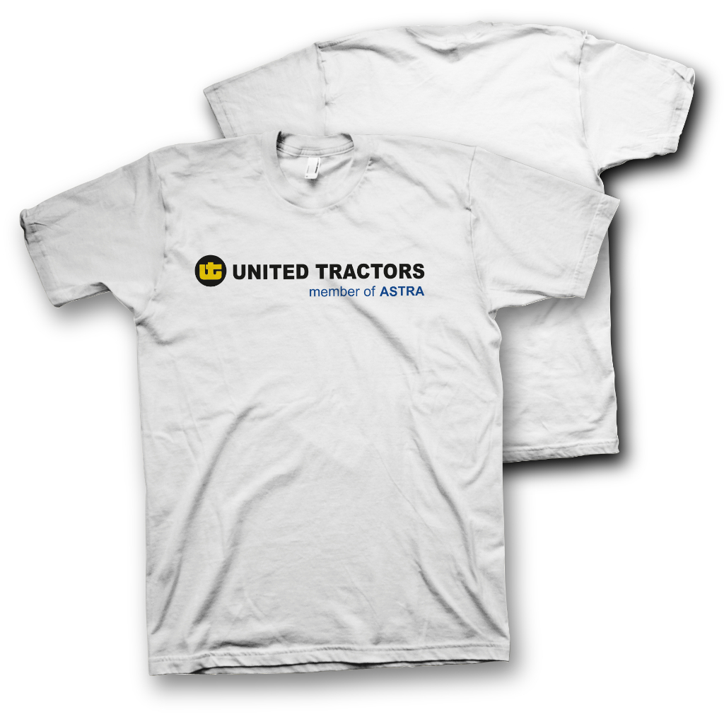 Kaos/T-Shirt United Tractors Distro/Kaos Perusahaan United Tractors Distro