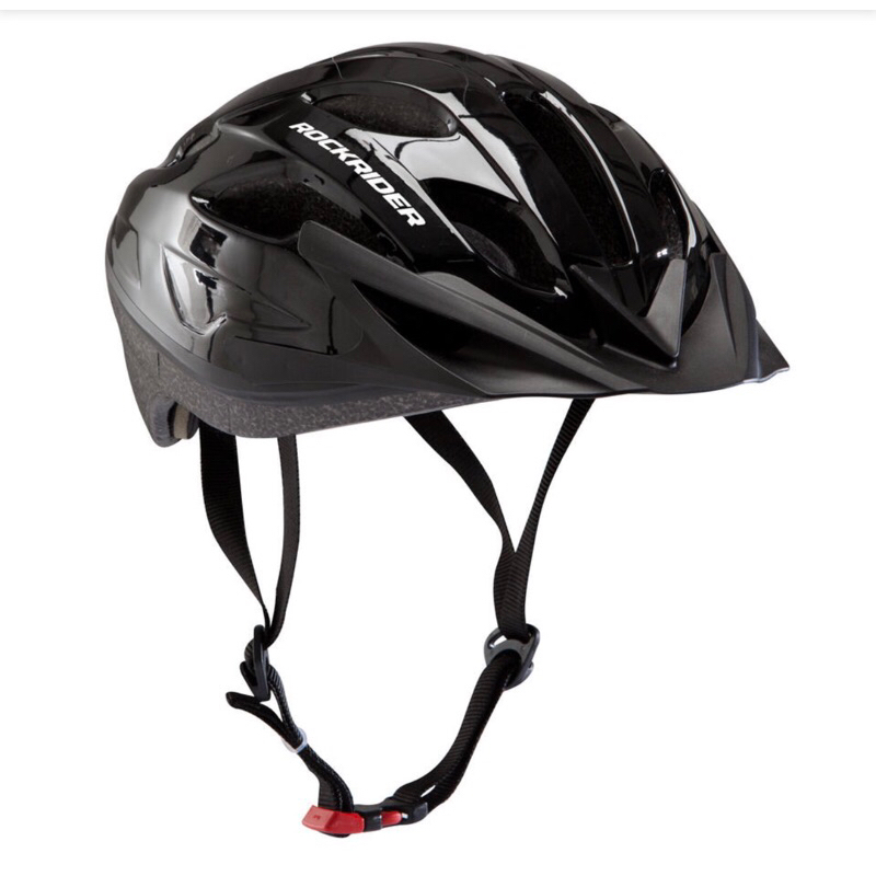 helm rockrider decathlon black