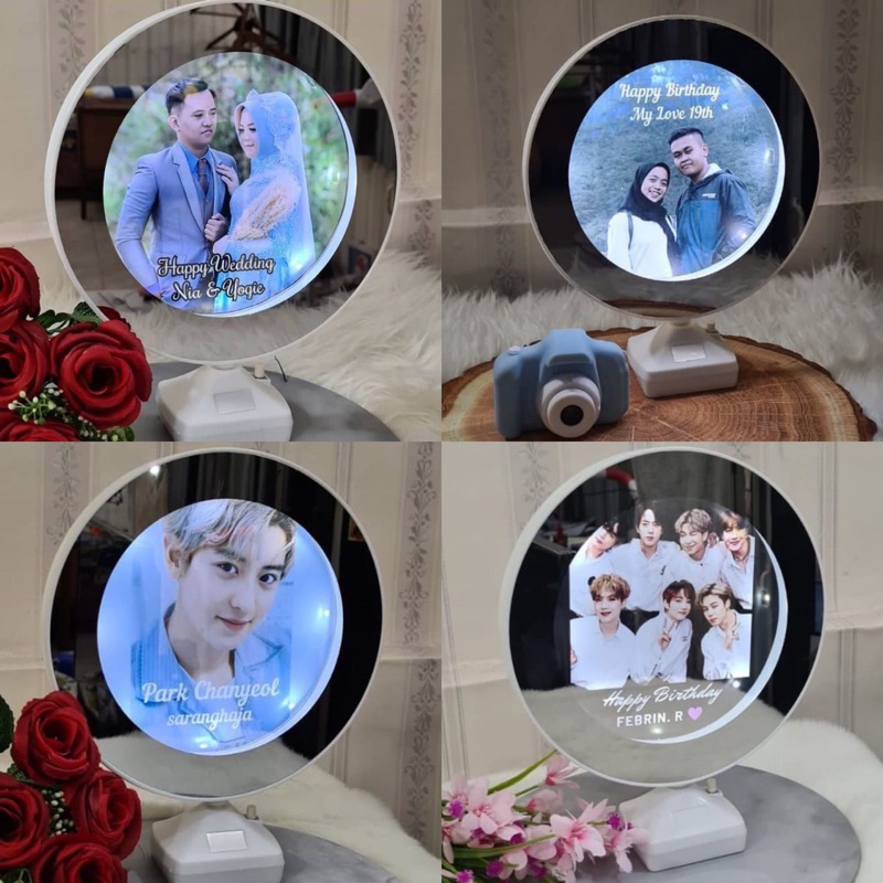Custom kaca LED / magic mirror / kaca foto
