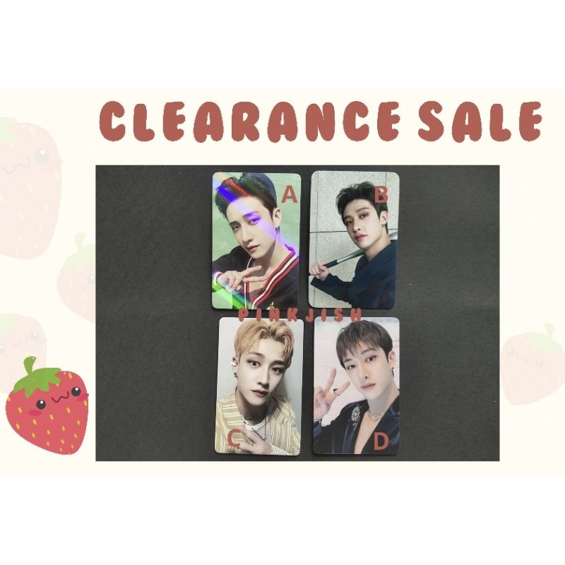 BANGCHAN PHOTOCARD MAXIDENT MUSIC PLANT WITHMUU LUCKY DRAW ODD LUCKY DRAW NOESY