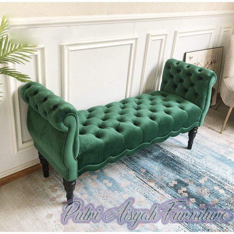 Kursi sofa stool panjang modern