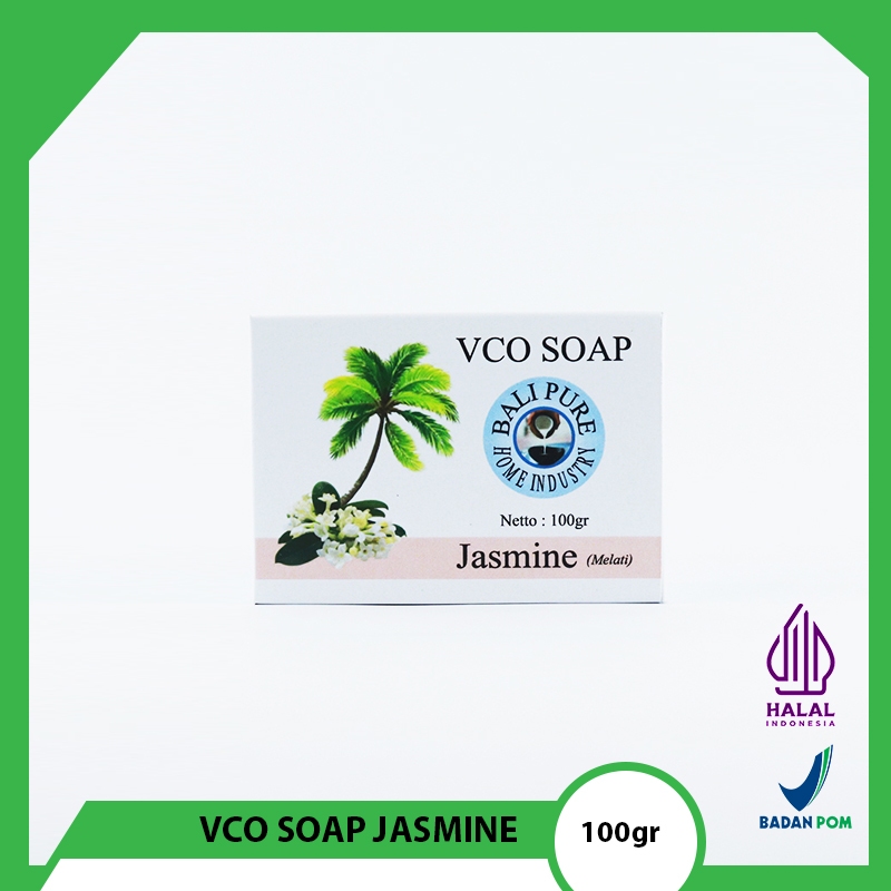 Bali Pure Home Industry BPOM VCO Soap Jasmine 100 gr