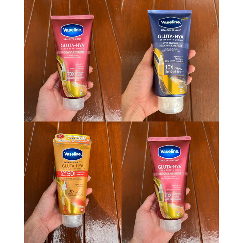 VASELINE THAILAND GLUTA HYA ORIGINAL / LOTION SPF 50 / SUNBLOCK THAILAND / VASELINE GLUTA HYA / VASE