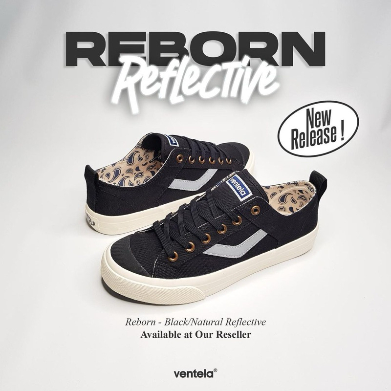 Ventela Reborn Reflective Black white