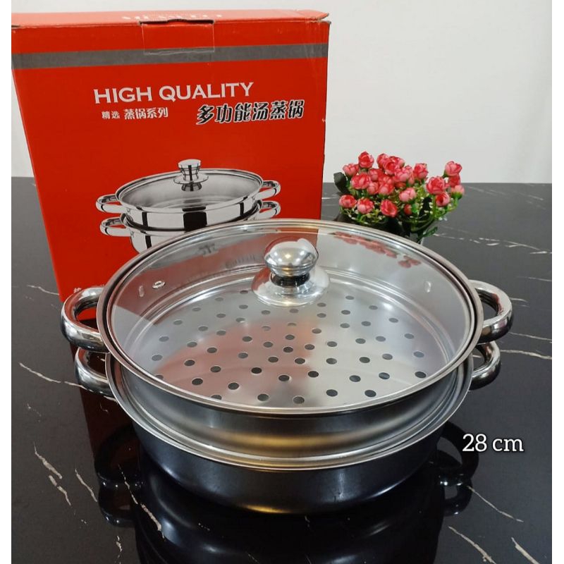 Panci Kukus 2 Tingkat 28cm