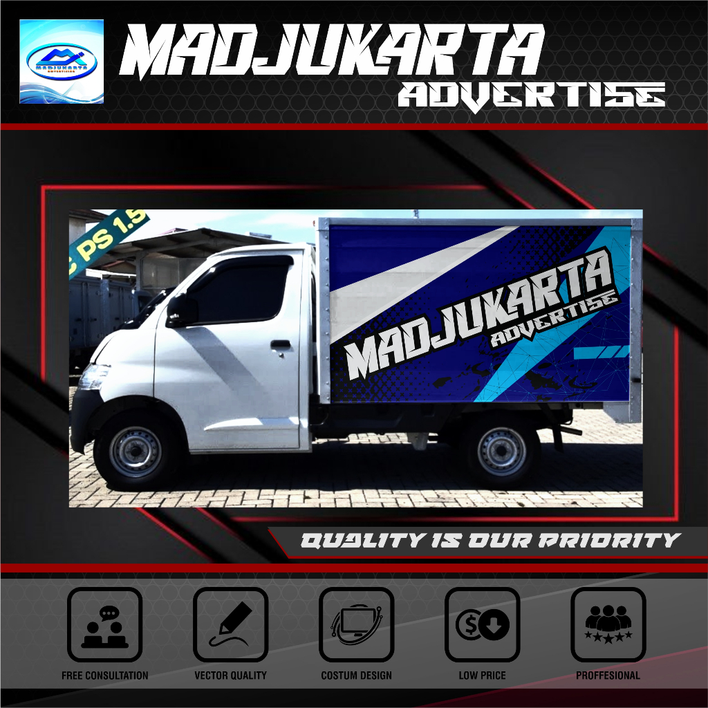 COSTUM DESIGN STICKER / BRANDING MOBIL / PRINT STICKER / CETAK STICKER
