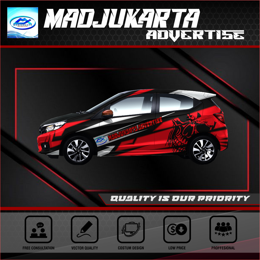 COSTUM DESIGN STICKER / BRANDING MOBIL / PRINT STICKER / DECAL STICKER