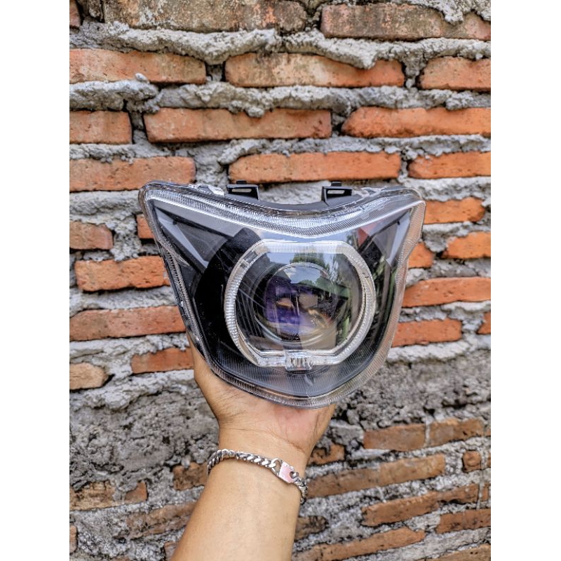 Lampu depan MX KING V1 set biled AES TURBO GEN 2 PREMIUM lampu MX KING V1 biled aes turbo gen 2 prem