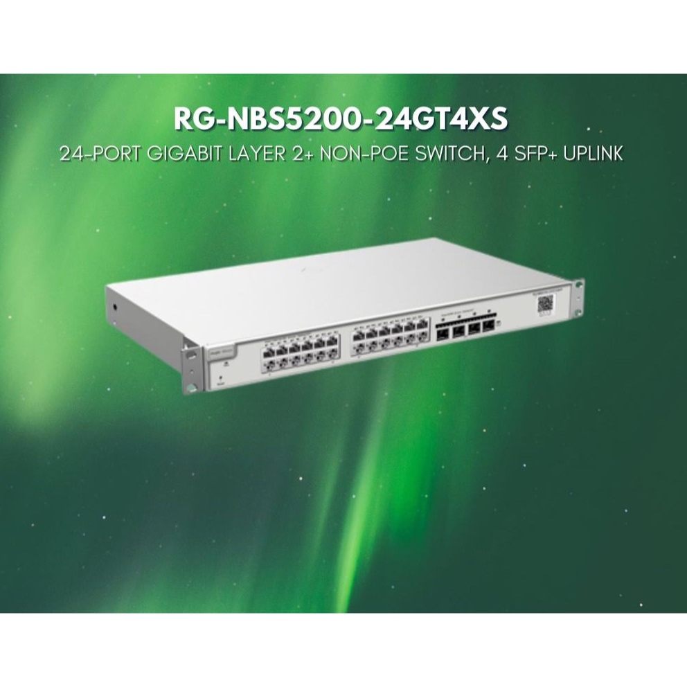 RUIJIE REYEE RG-NBS5200-24GT4XS L2+ 24 PORT 4*SFP+ UPLINK SWITCH