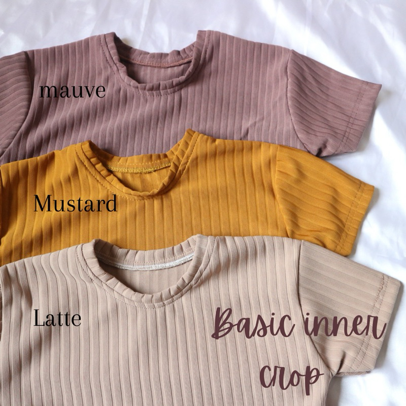 Kaos Inner Crop - Inner pendek - Baju Kaos Wanita - Atasan Wanita Inner Penem