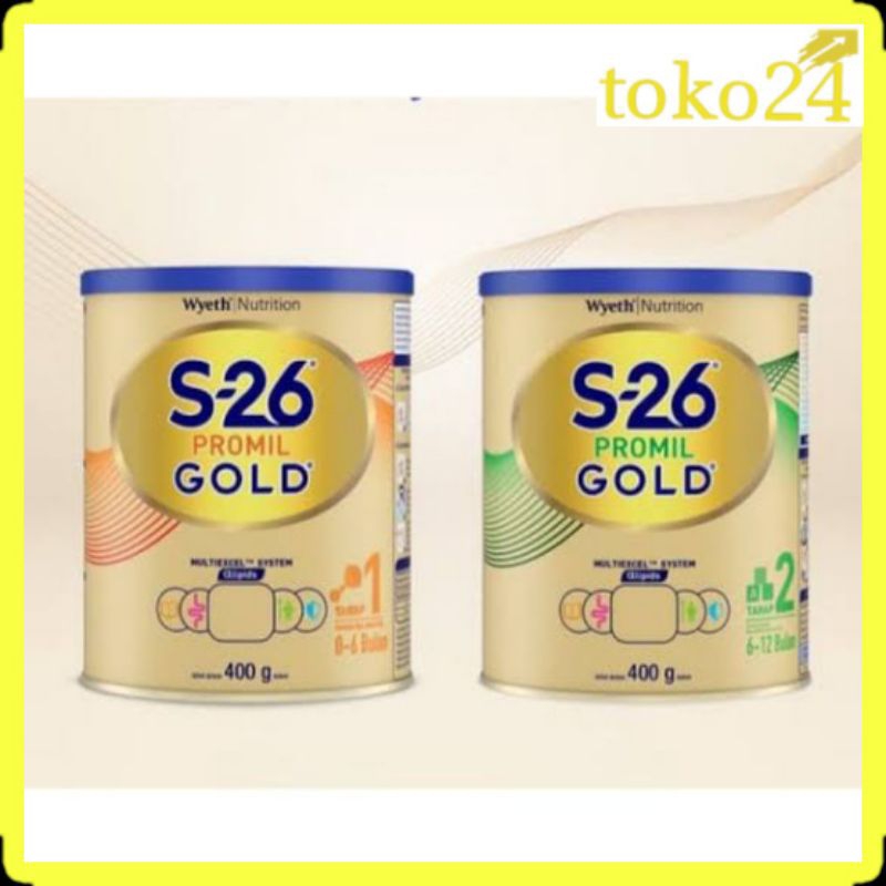 S-26 Promil Gold Tahap 1 & 2 400 gr